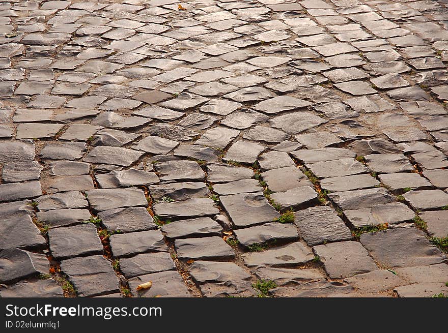 The image of cobbles stone background texture. The image of cobbles stone background texture