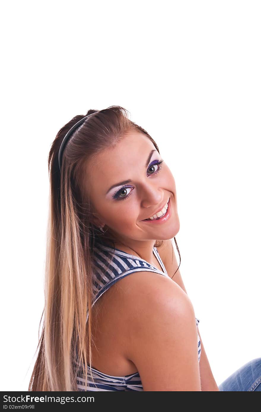 Young Woman In Studio