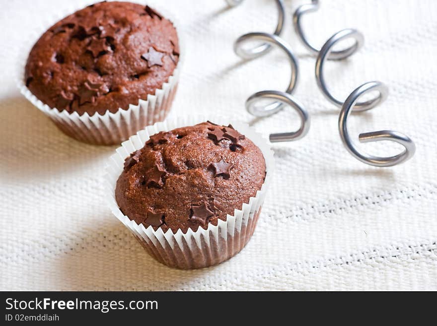 Muffin cake chocolate dessert