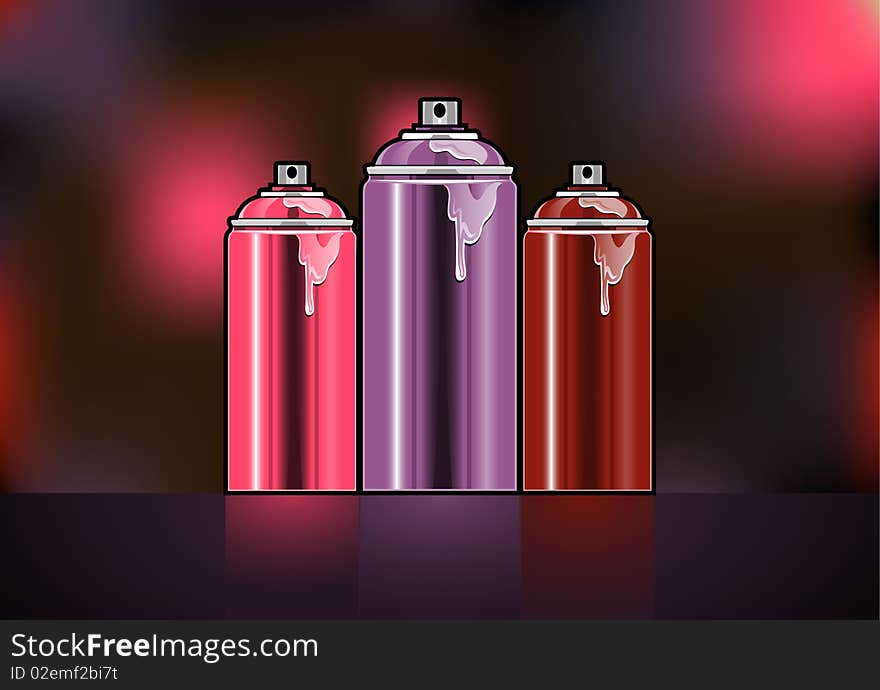 Spray cans