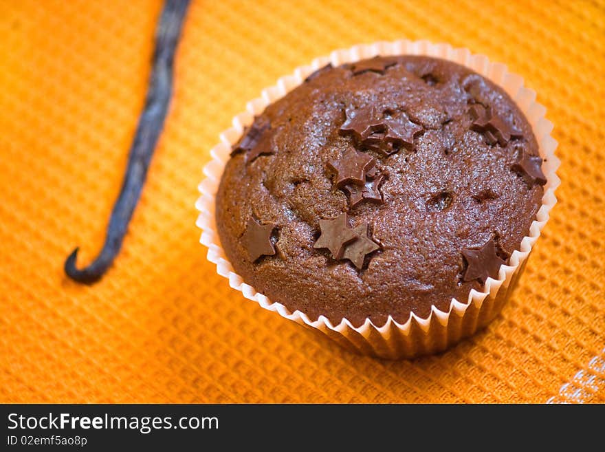 Muffin cake chocolate dessert