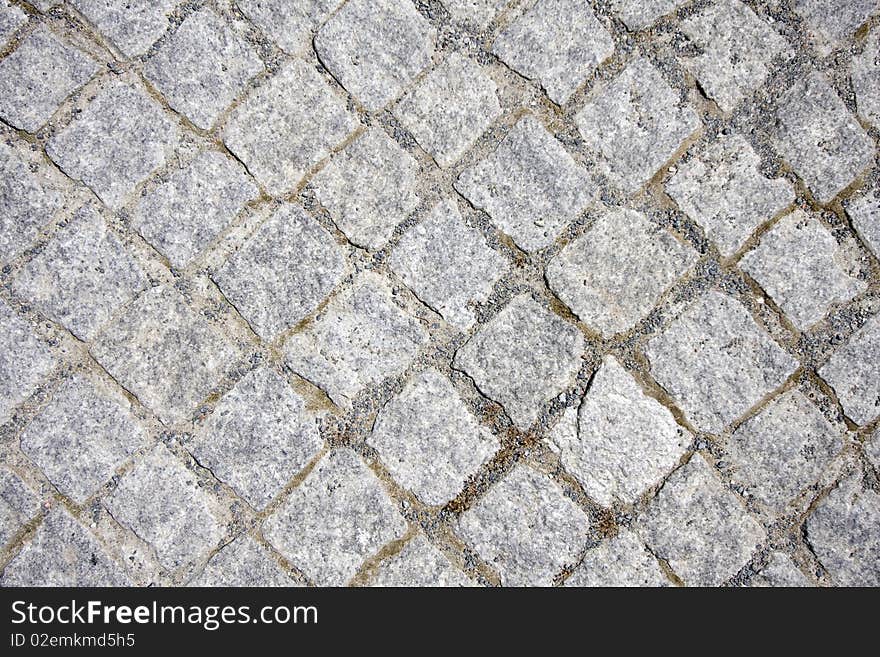 Stone street road pavement texture (gray granite blocks). Stone street road pavement texture (gray granite blocks)