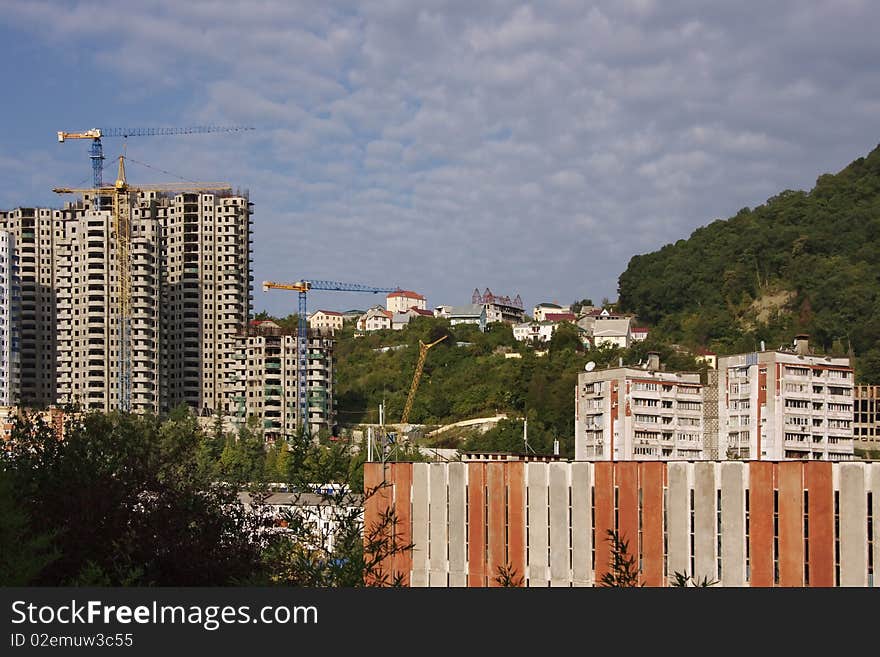 Construction of new high-rise buildings