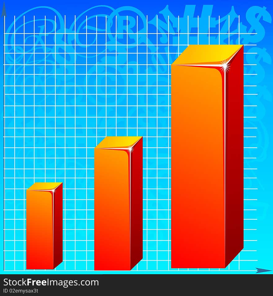 The diagram for business with arrows