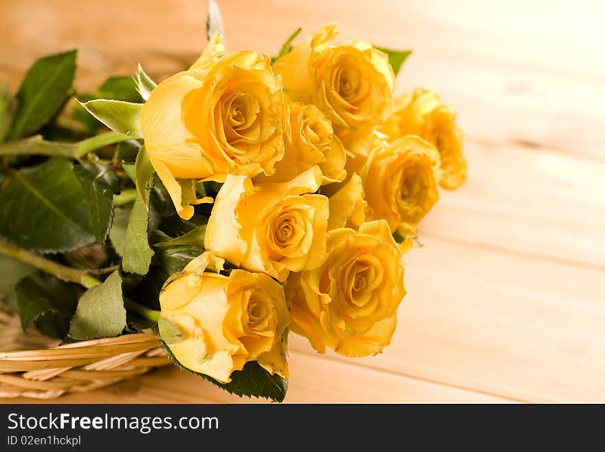 Beautiful Bunch of yellow roses