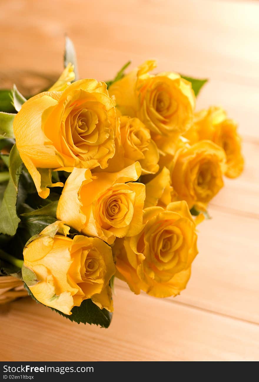 Beautiful Bunch of yellow roses