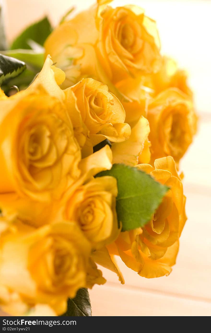 Beautiful Bunch of yellow roses