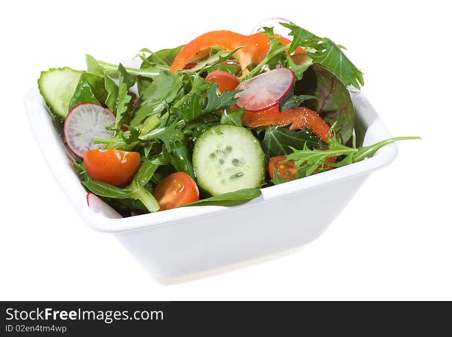 Healthy vegetable salad