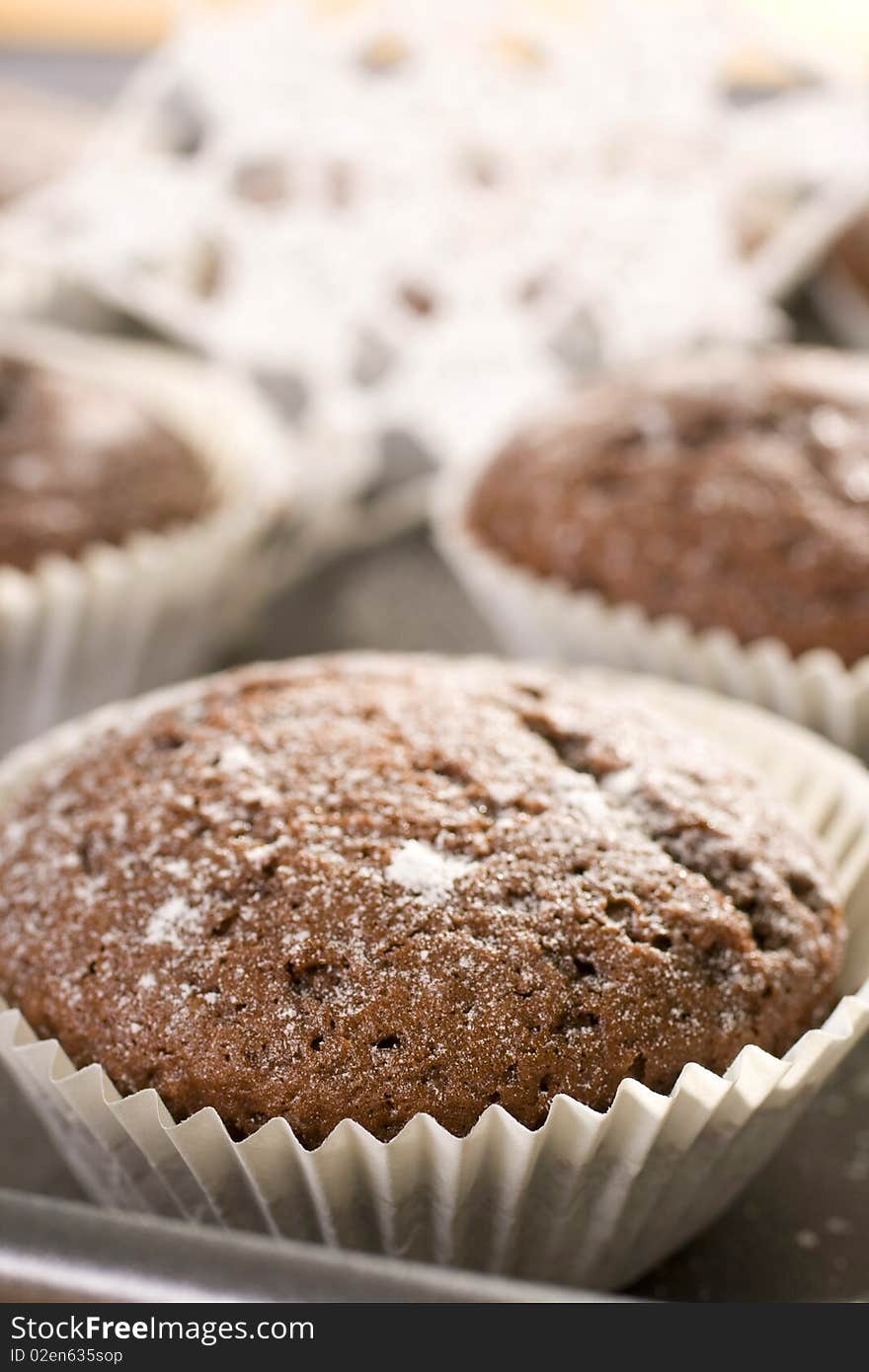 Baked Chocolate Muffins