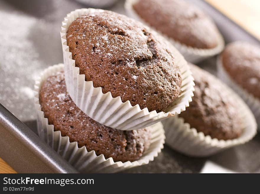 Baked Chocolate muffins