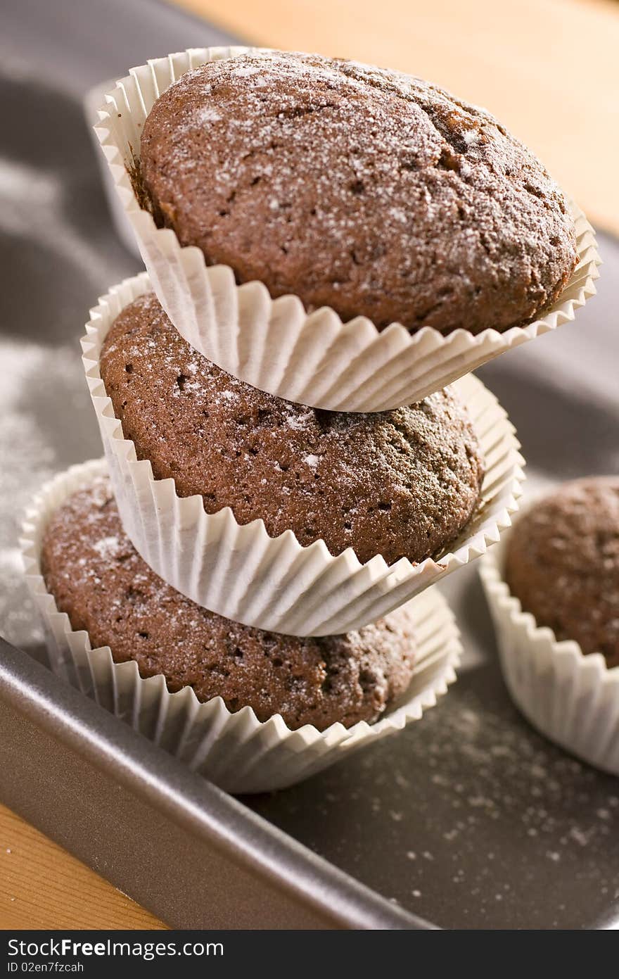 Baked Chocolate Muffins