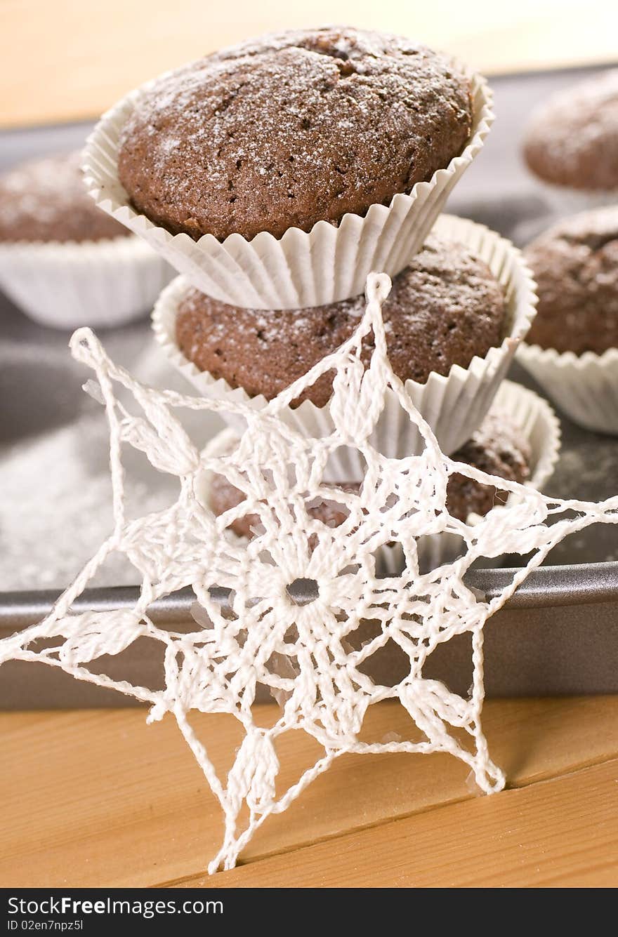 Baked Chocolate Muffins