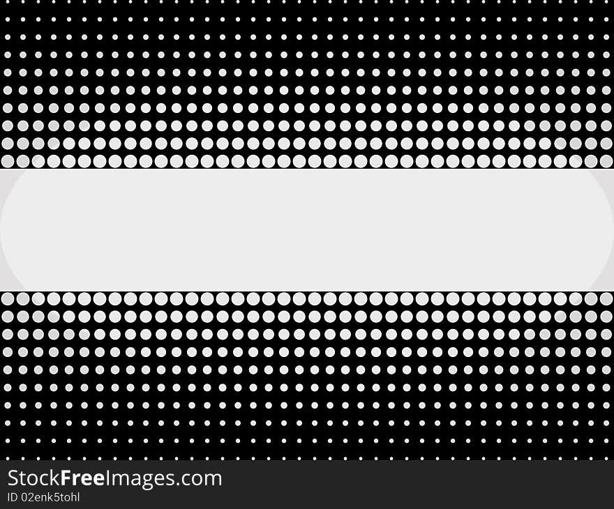 Halftone background with the space for text