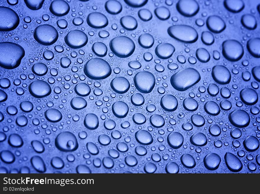 Water abstract bubbles concept on blue background. Water abstract bubbles concept on blue background