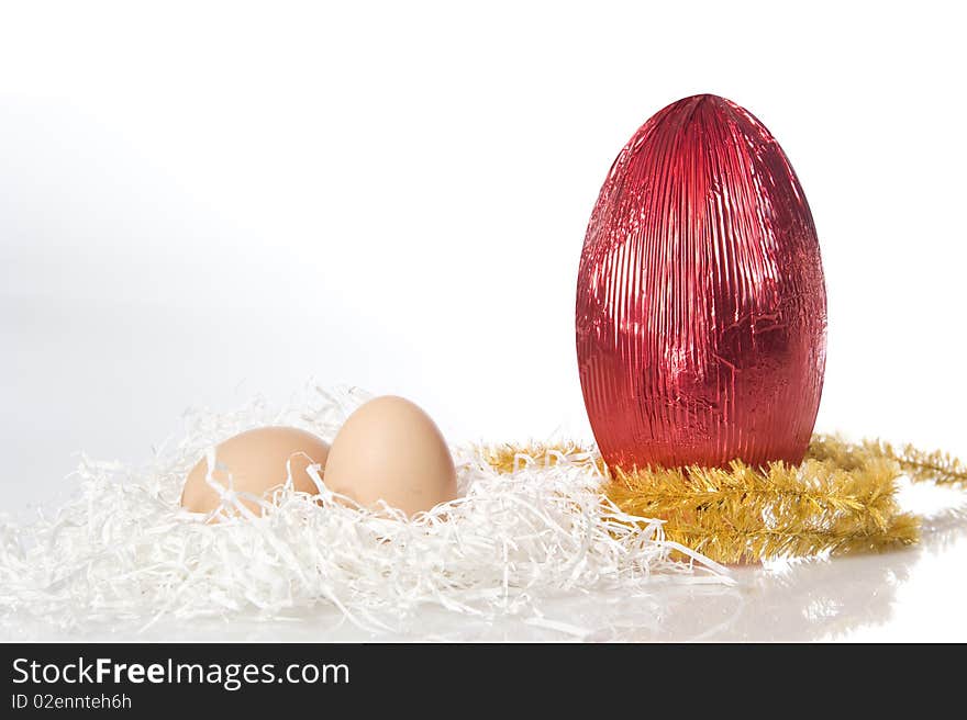 Egg, single objects, for easter