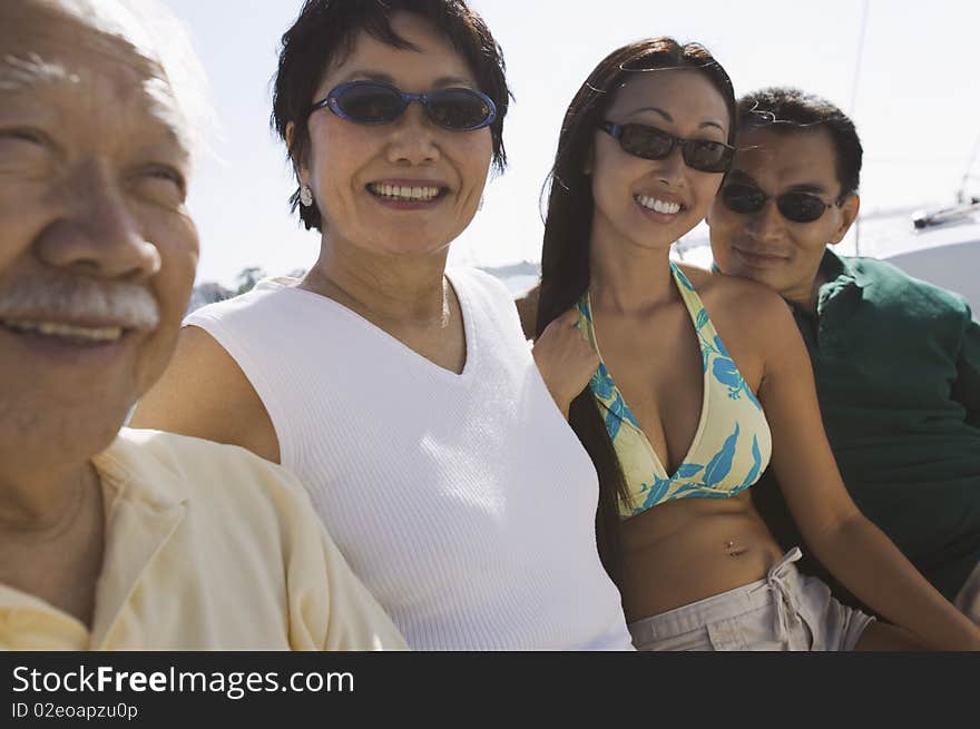 Boating Family,