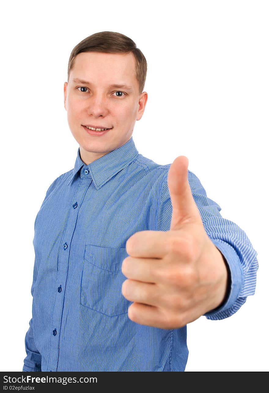 Man With Thumb Up