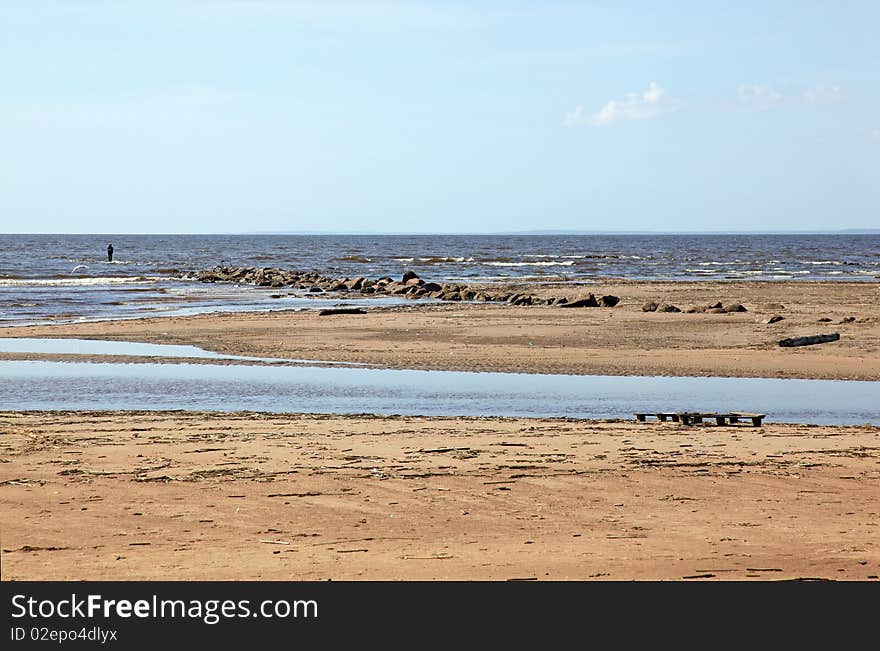 Desert coastline