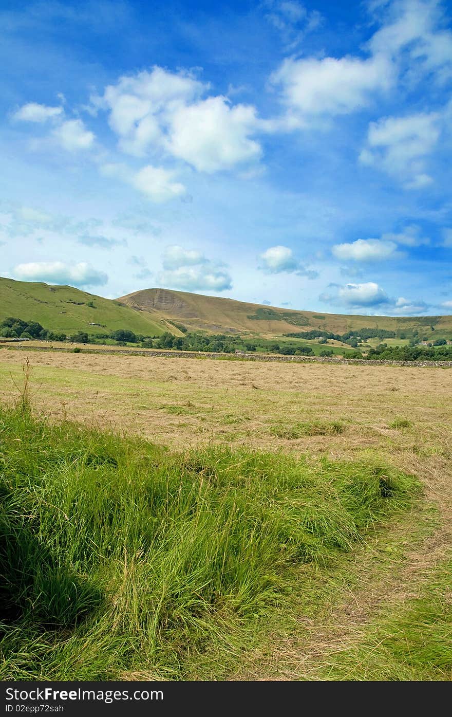 Grass and the hills