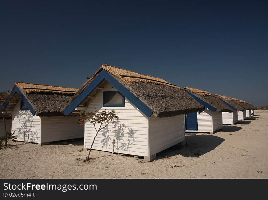 Houses on the seashore