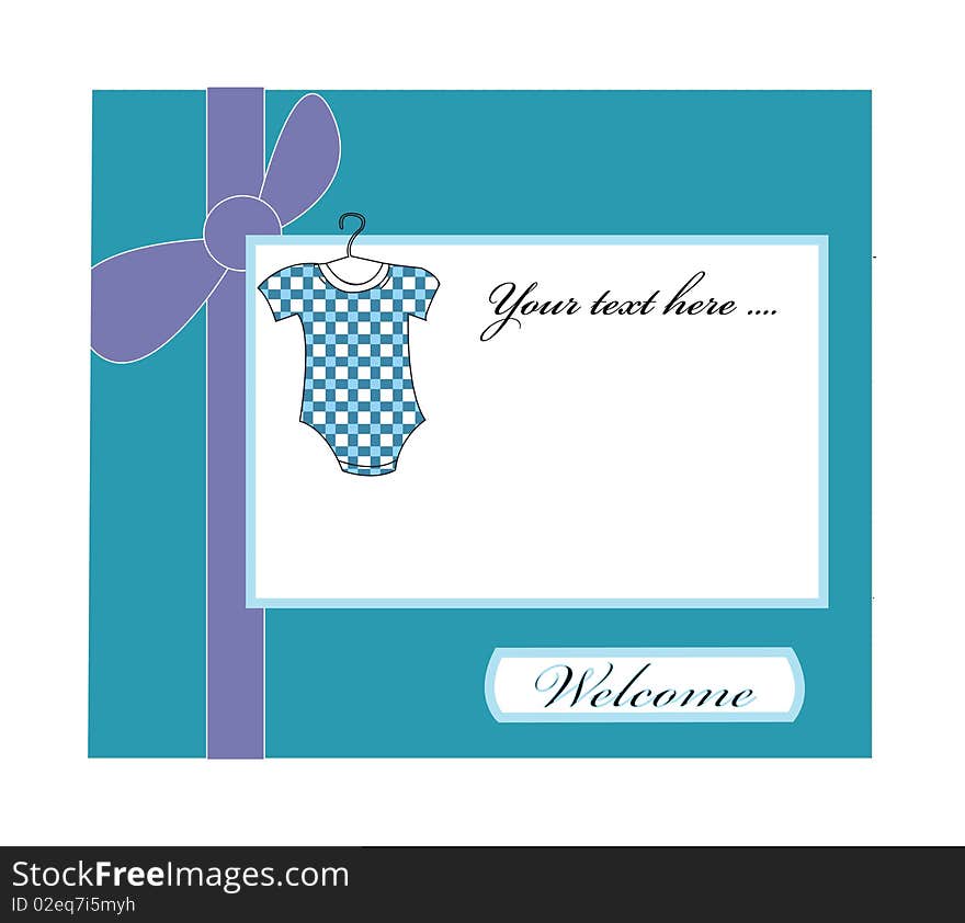 Boy baby shower with blue color