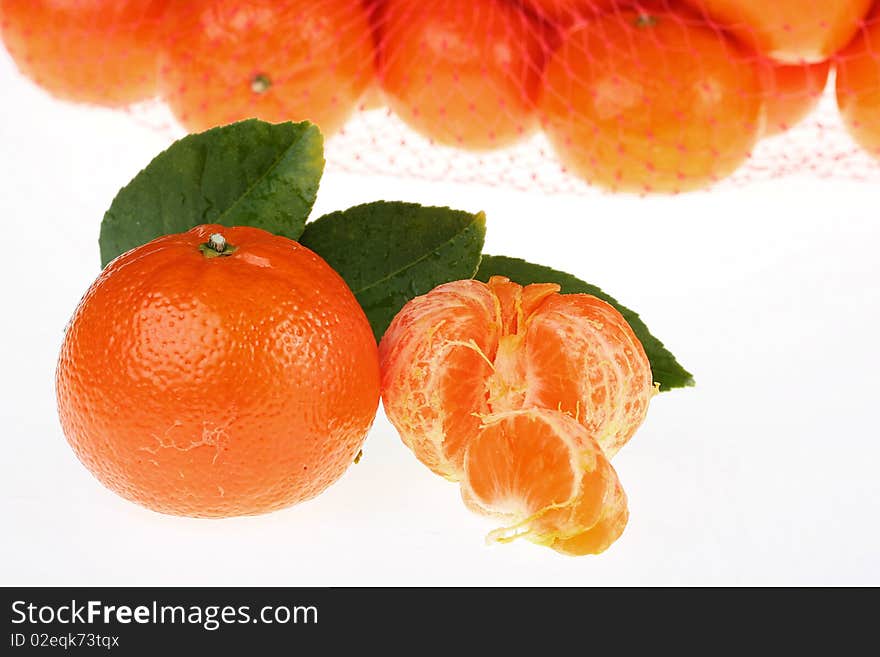 Tangerines packed