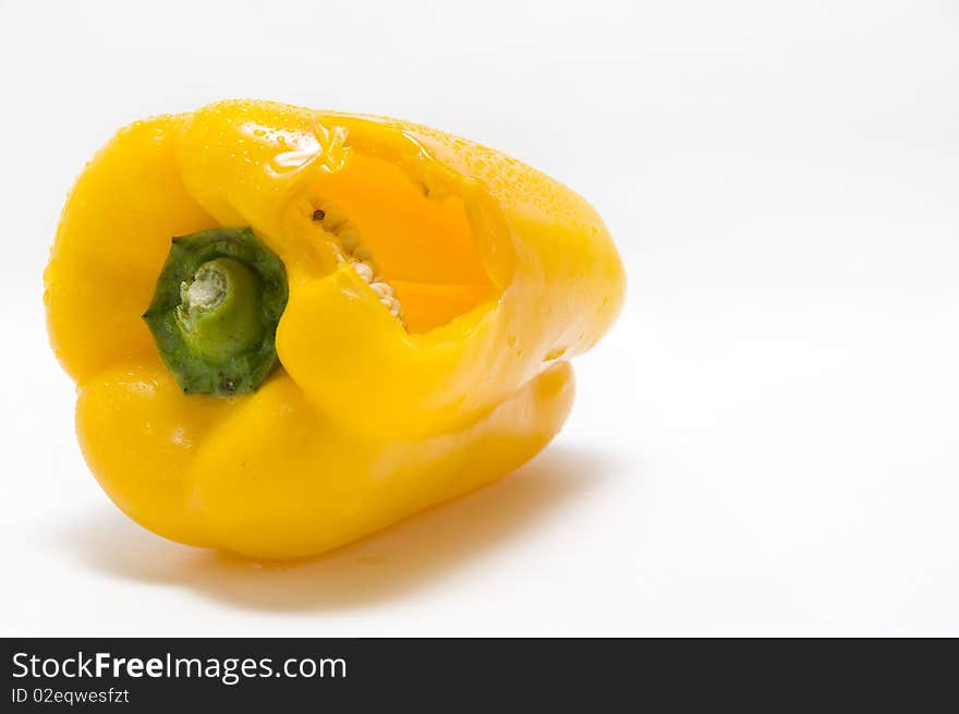 The yellow pepper