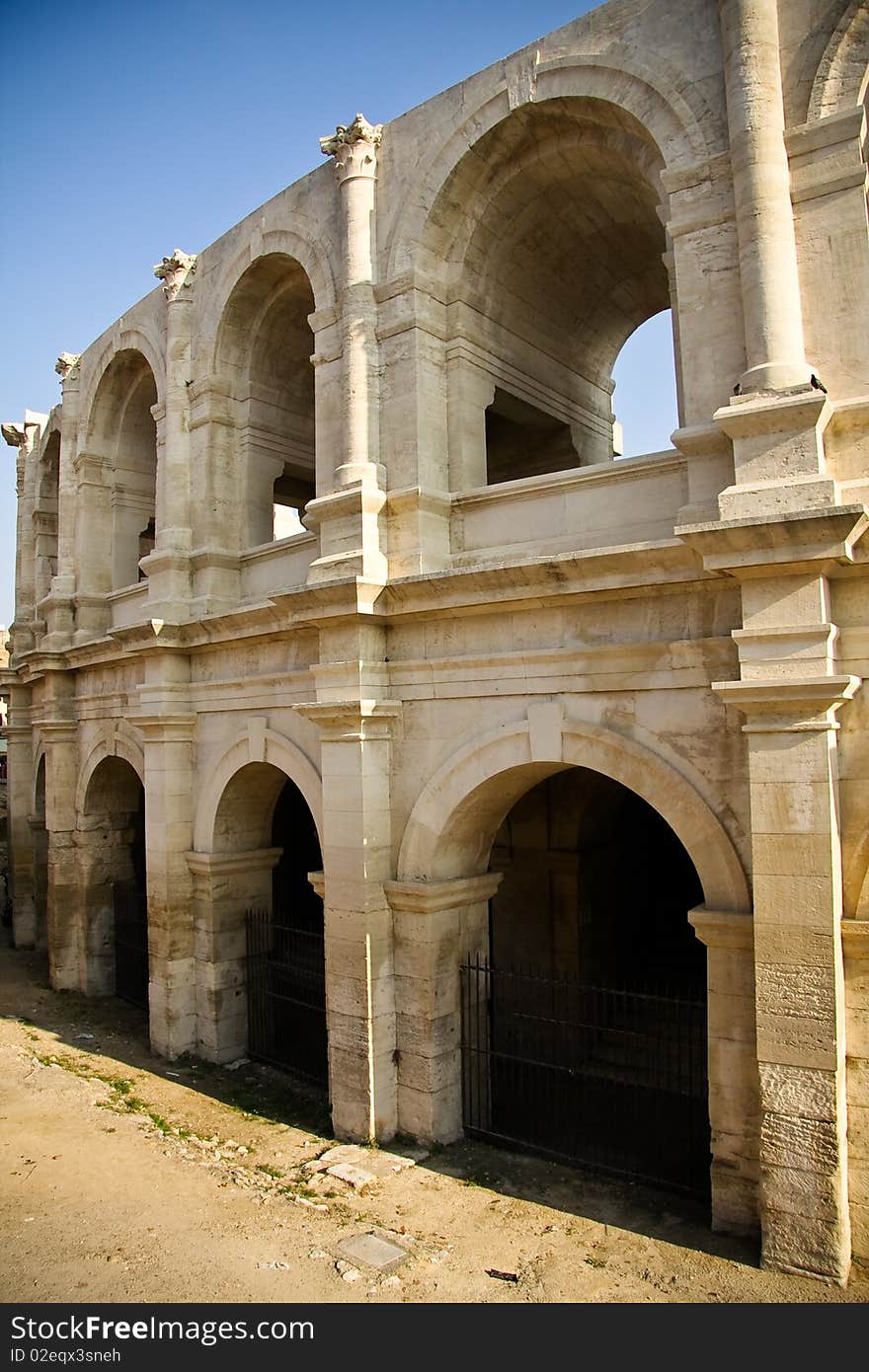 Historical Roman Arena In Arles