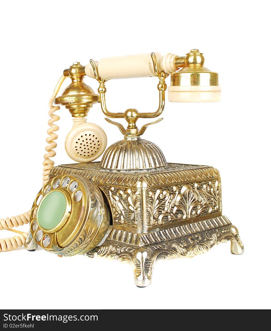 Retro Gold Phone.