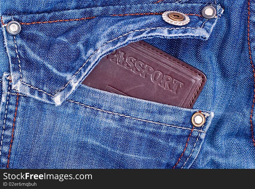 Passport in back pocket