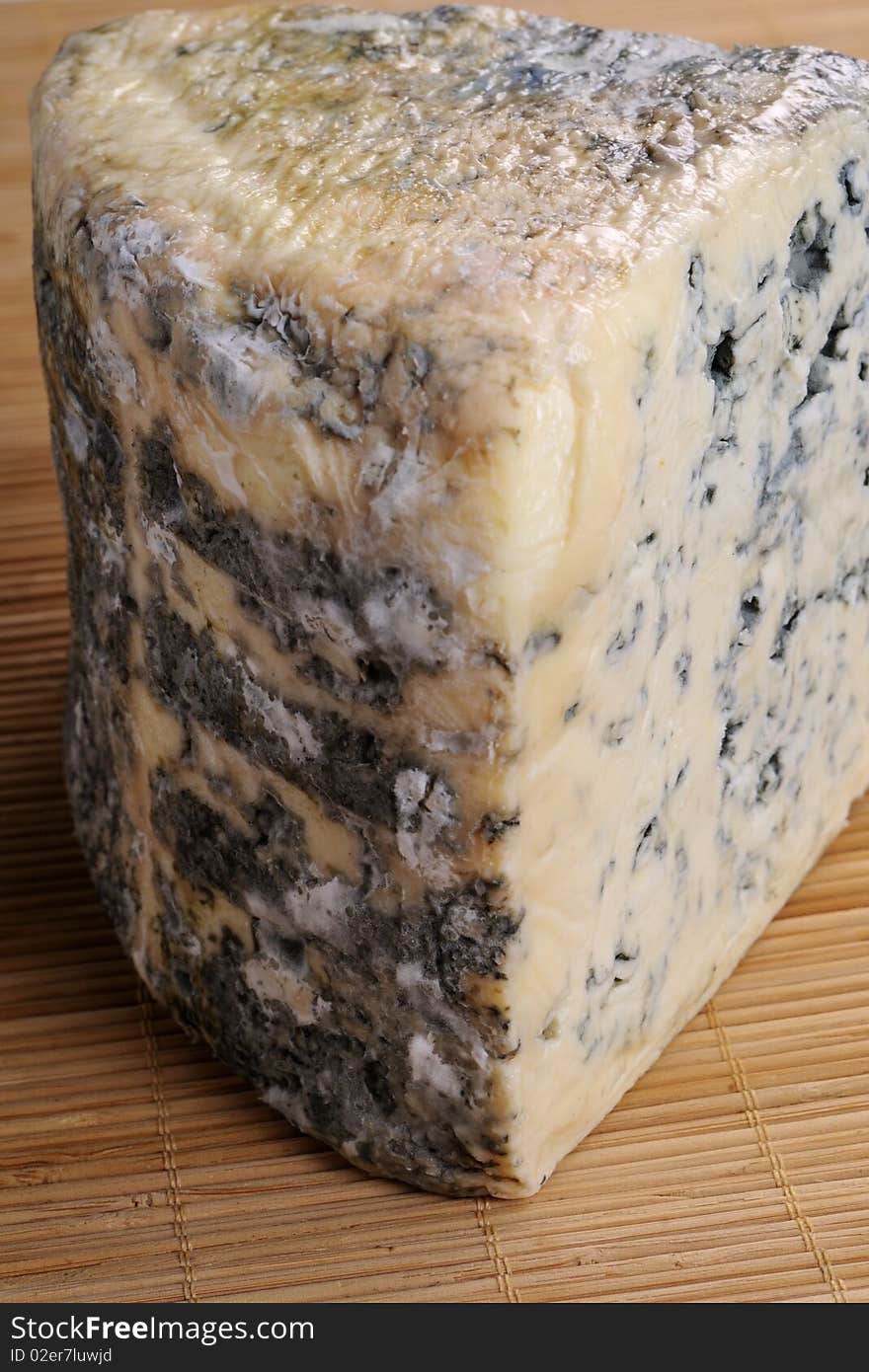 Moldy Cheese Isolated