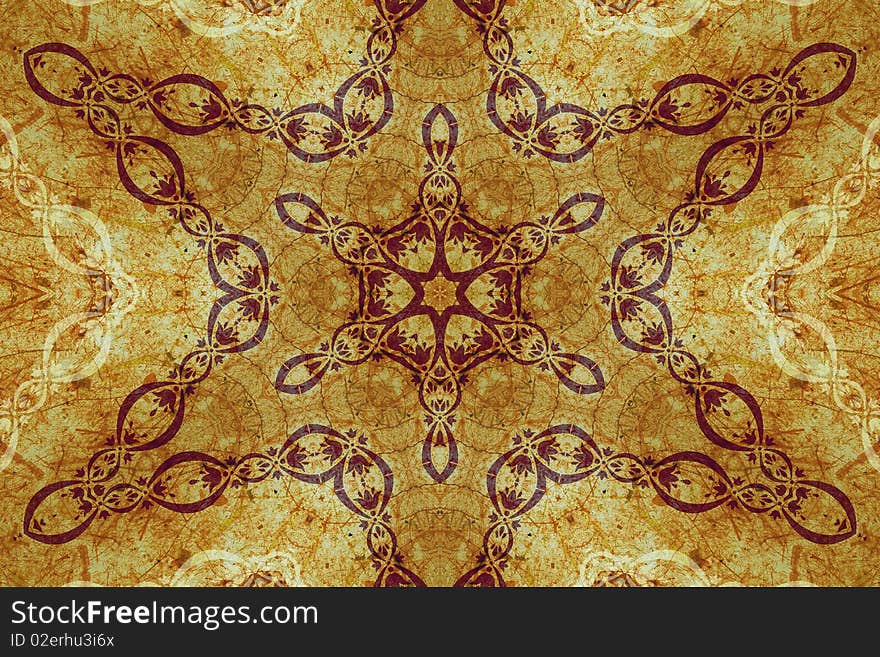 Abstract Arabic carpet style background. Warm brown, sand, cream colours. Abstract Arabic carpet style background. Warm brown, sand, cream colours.