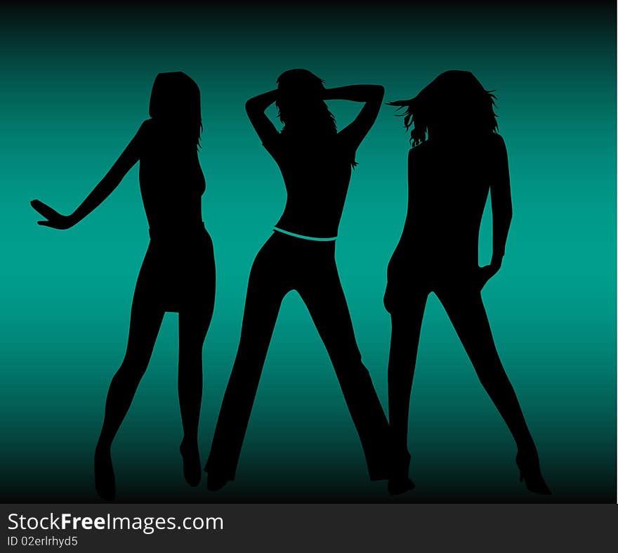 Girls  Silhouettes