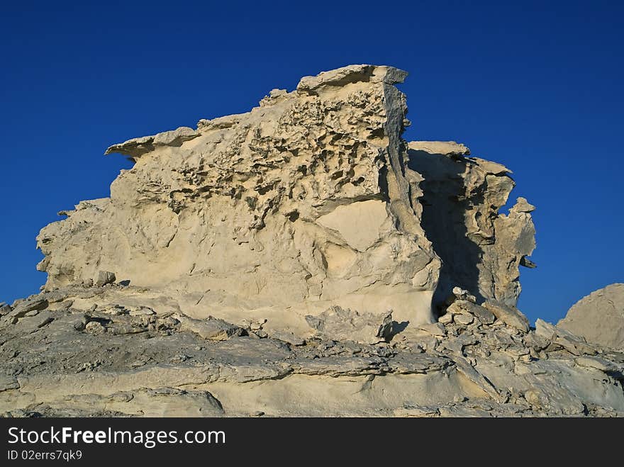 White Desert Formations in Sahara