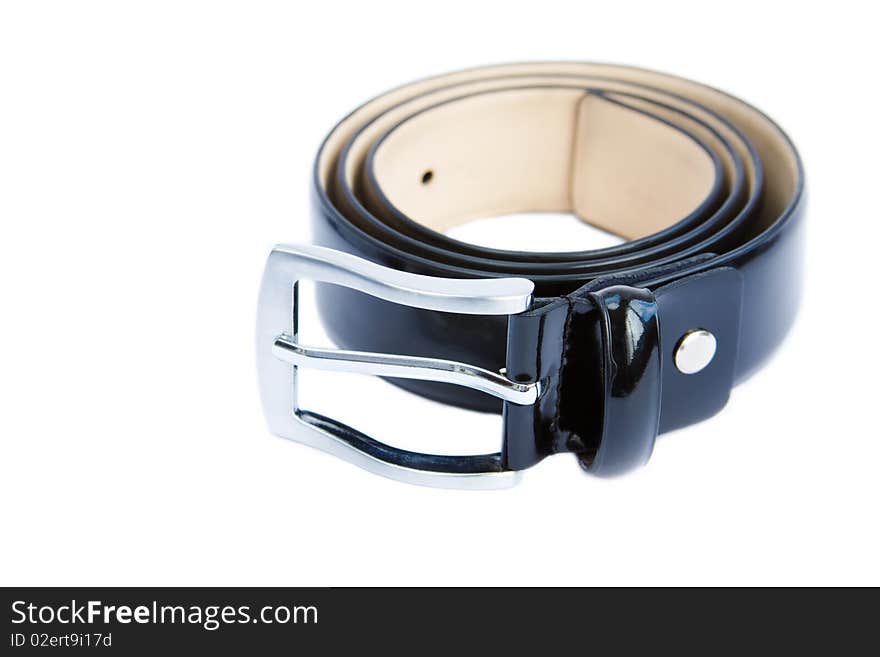 Masculine classic strap on a white background. Masculine classic strap on a white background