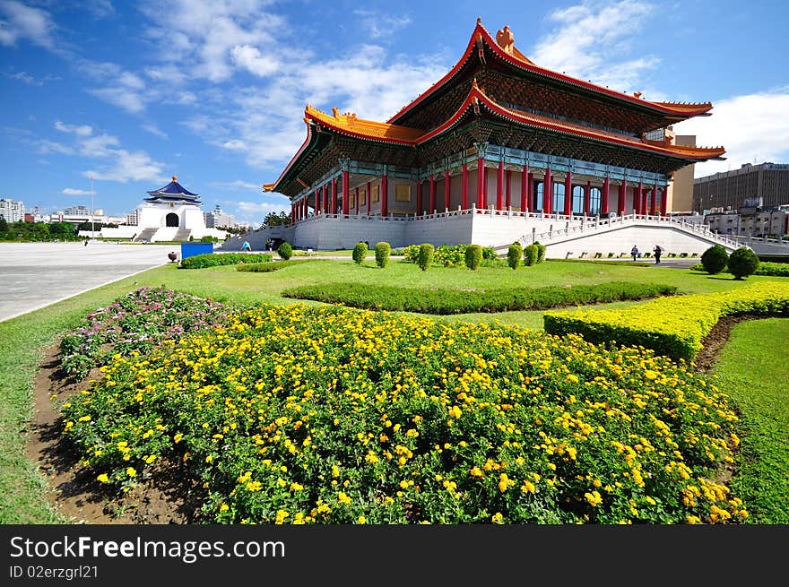 It is a national concert hall in chinese style