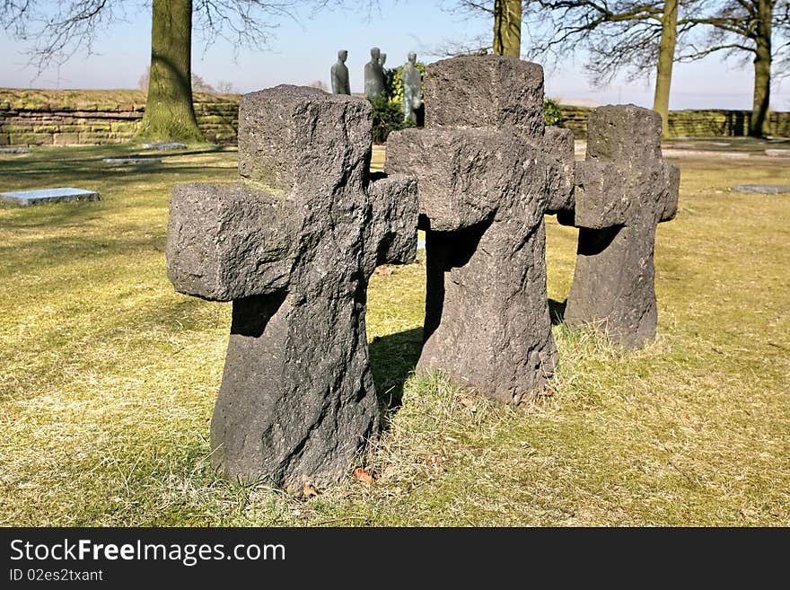 War graves on the western front battlefields near Ypres in Belgium. War graves on the western front battlefields near Ypres in Belgium.