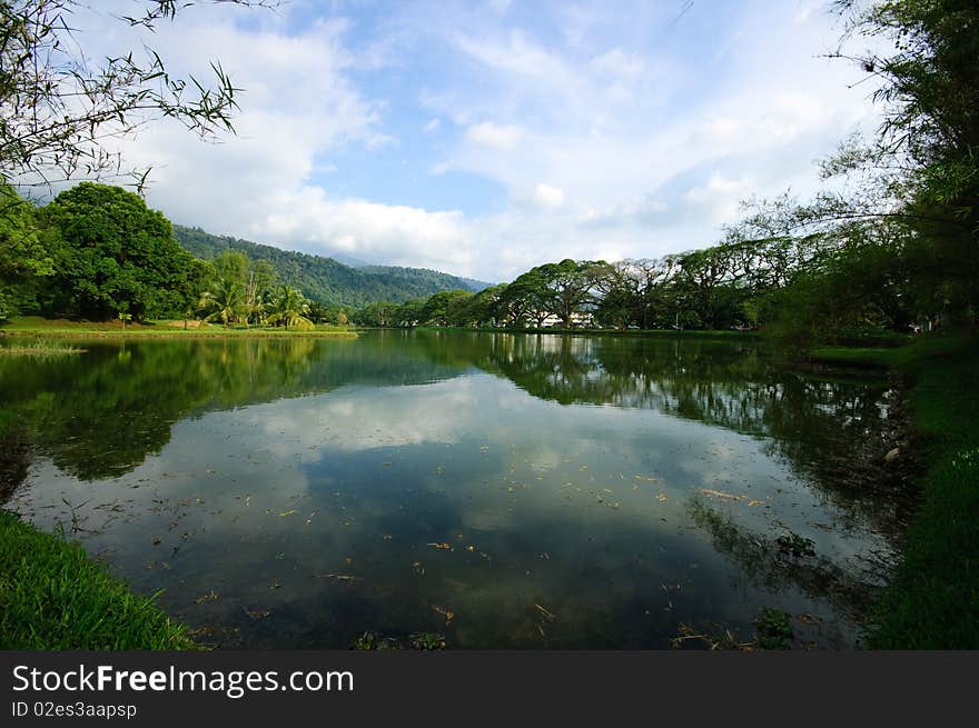 Beautiful Lake at Taiping