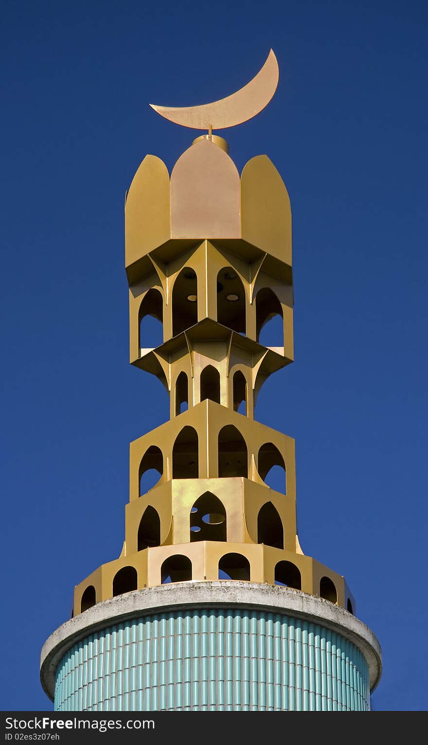 Modern mosque in Utrecht, Netherlands