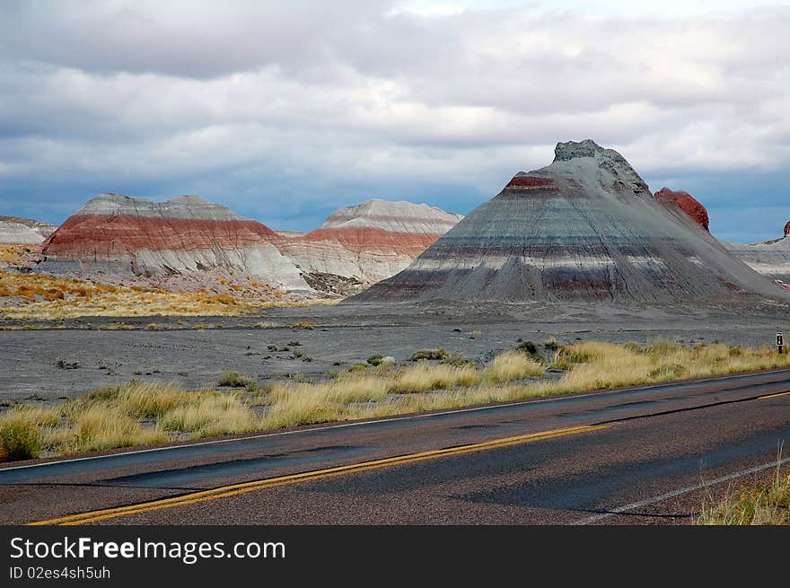 Painted Desert In Arizona