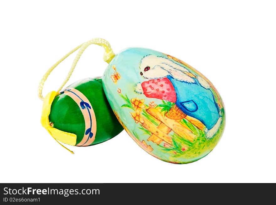 Colorful Hand Painted Easter Eggs