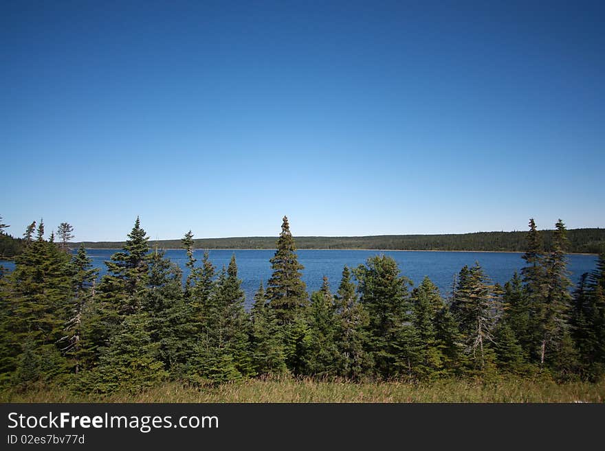 Beautiful Lake in the scenic Labrador. Beautiful Lake in the scenic Labrador