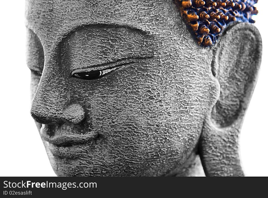 Decorative antique look buddha face