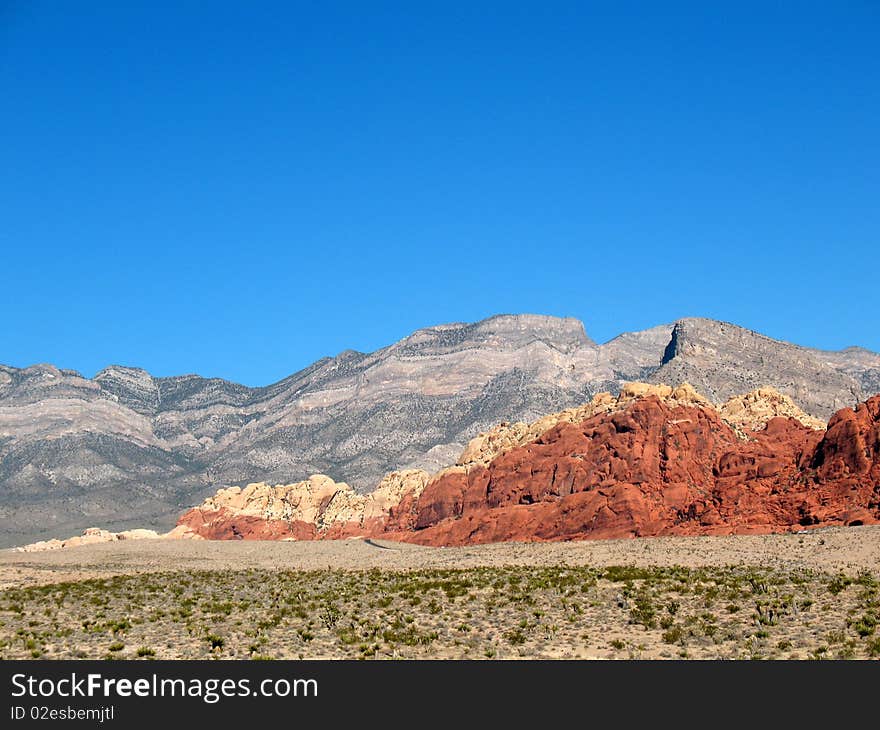 Rock in Red Rock Canyon Nevada