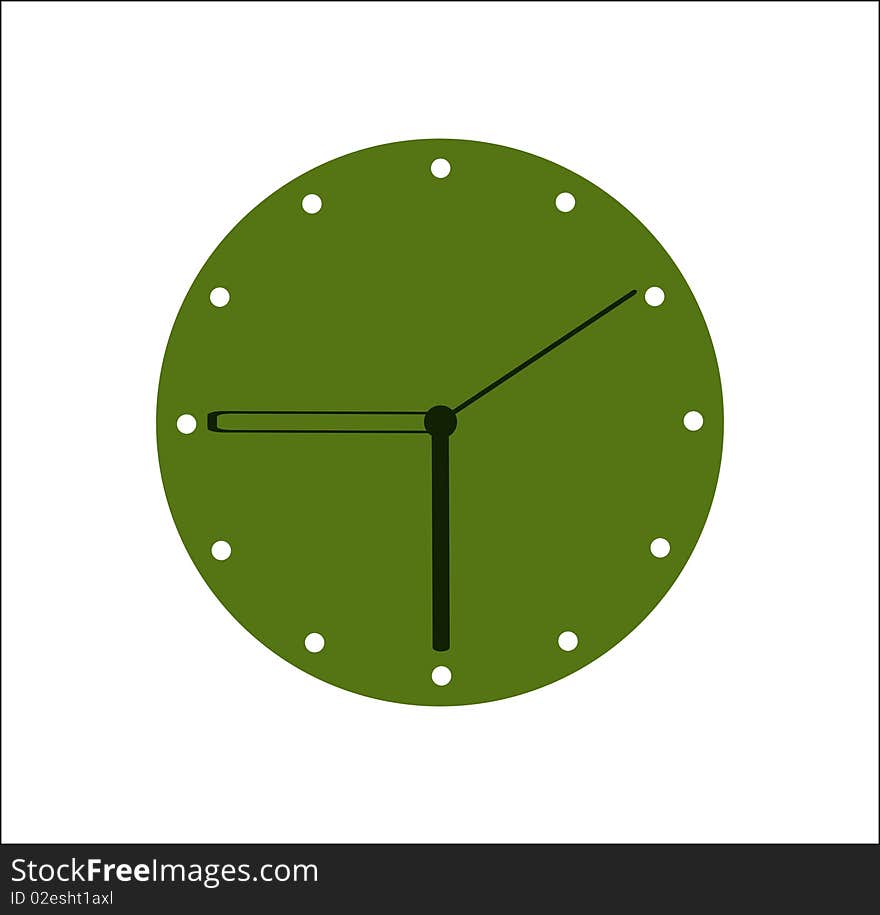 A simple modern wall clock