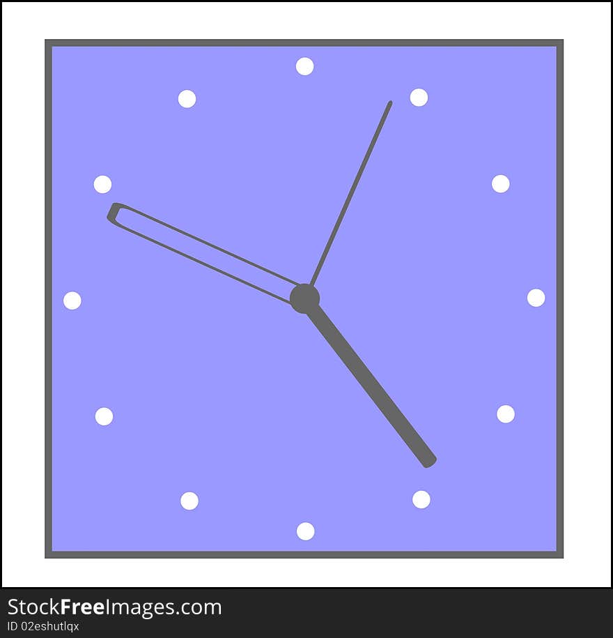 A simple modern wall clock