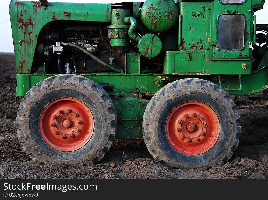 Vintage truck abandoned and rusting