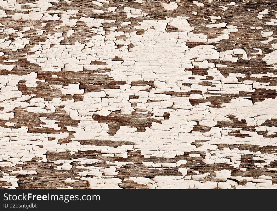 White painted old wooden texture