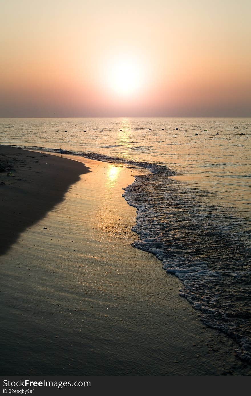 An image of beautiful morning at the sea