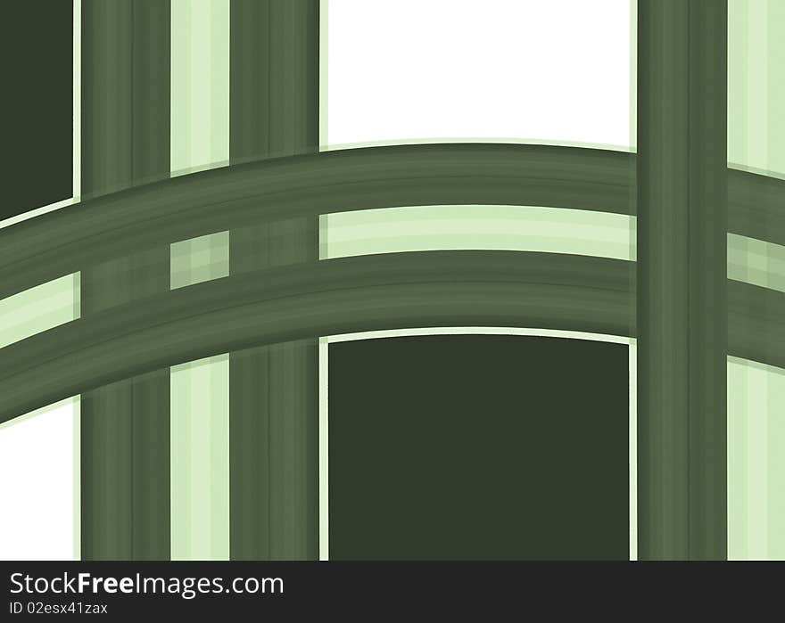 Green stripes on a white background. Green stripes on a white background